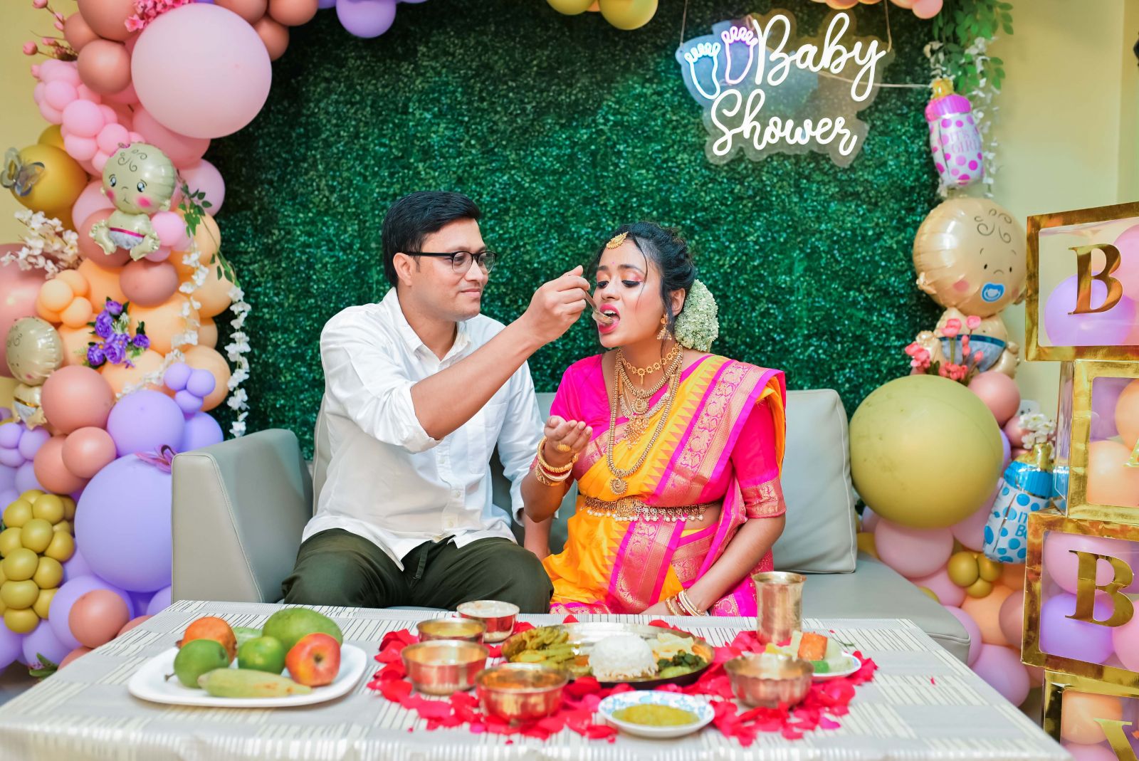 Maternity baby shower photoshoot