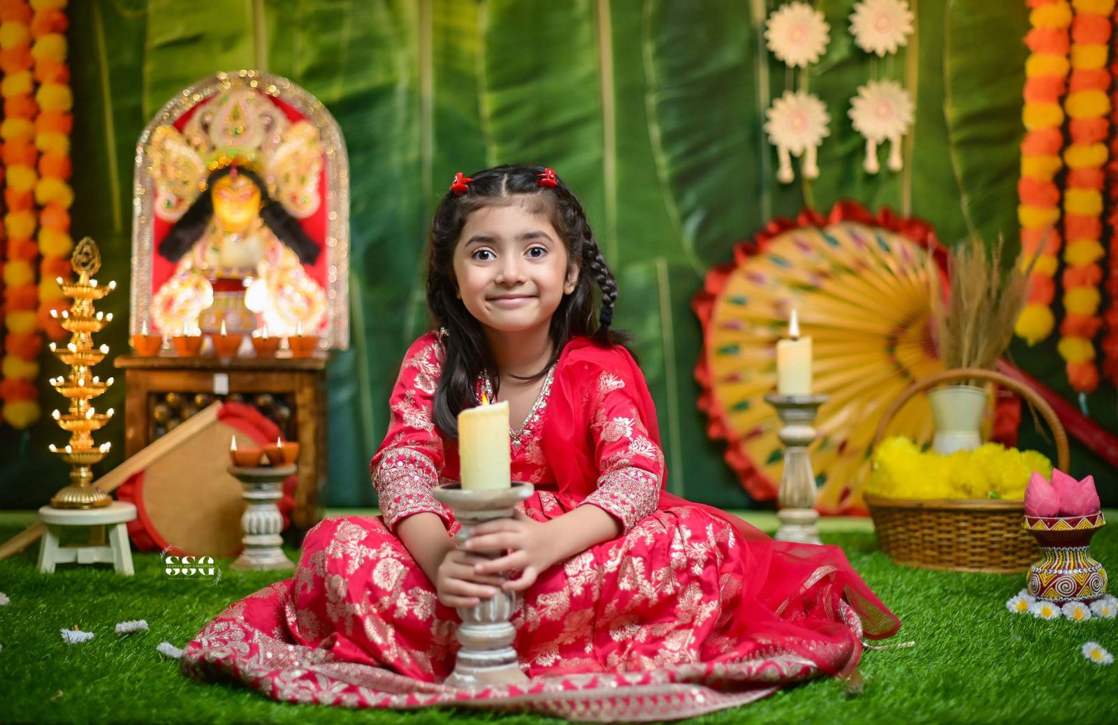 5 year kid photography with props